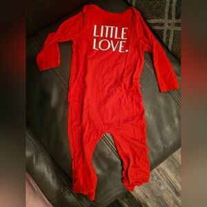 Little Love Red Kids One Piece